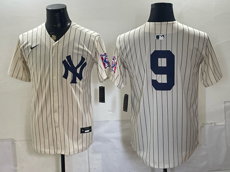 Men 2026 New York Yankees #9 white Nike MLB Jersey 0805->chicago cubs->MLB Jersey